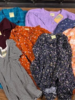 Lot Of 8 Tops Brand There Abouts Size 3XL (22.5)P Tween Large Clothing